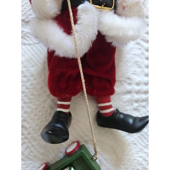 Karen Didion Santa Helper Elf Chimney Christmas Jolly Kris Kringle Decor - Picture 4 of 8